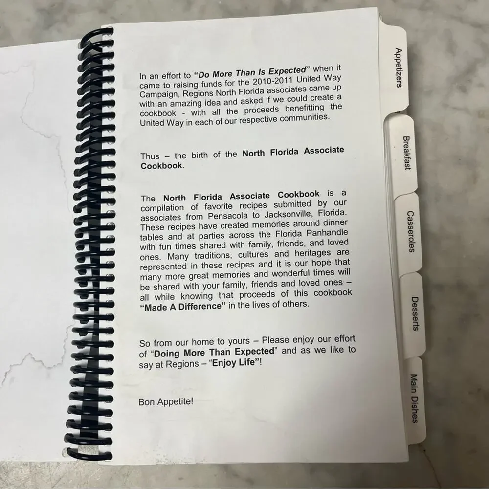 Southern cookbook from 2010 North Florida kitchens